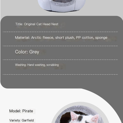 Cozy Cat Bed for Deep Sleep Pet Comfort