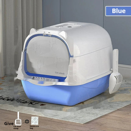 Enclosed Cat Litter Box with Lid