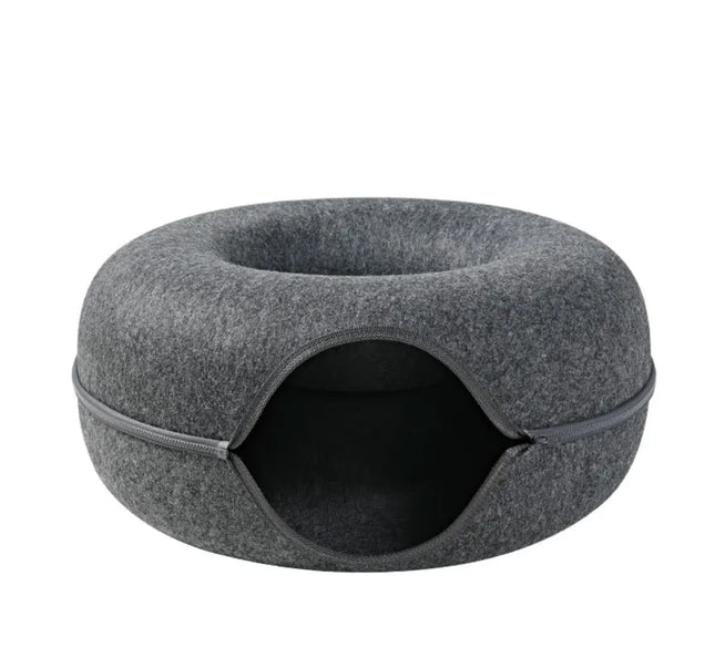Four Seasons Felt Cat Tunnel Bed