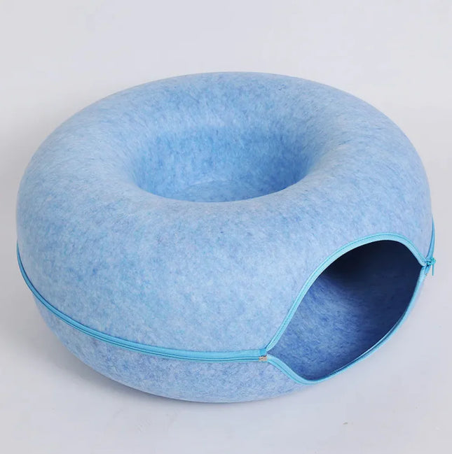Four Seasons Felt Cat Tunnel Bed