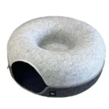 Four Seasons Felt Cat Tunnel Bed