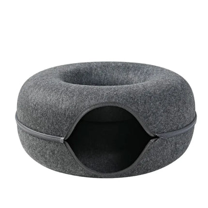 Four Seasons Felt Cat Tunnel Bed